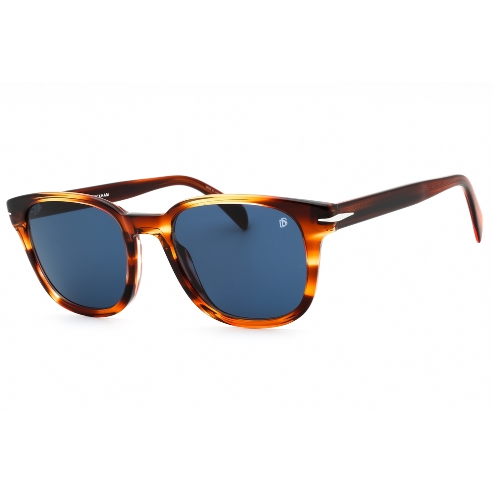 NWT David Beckham DB 1062/S-0EX4 KU 52mm BROWN HORN Sunglasses